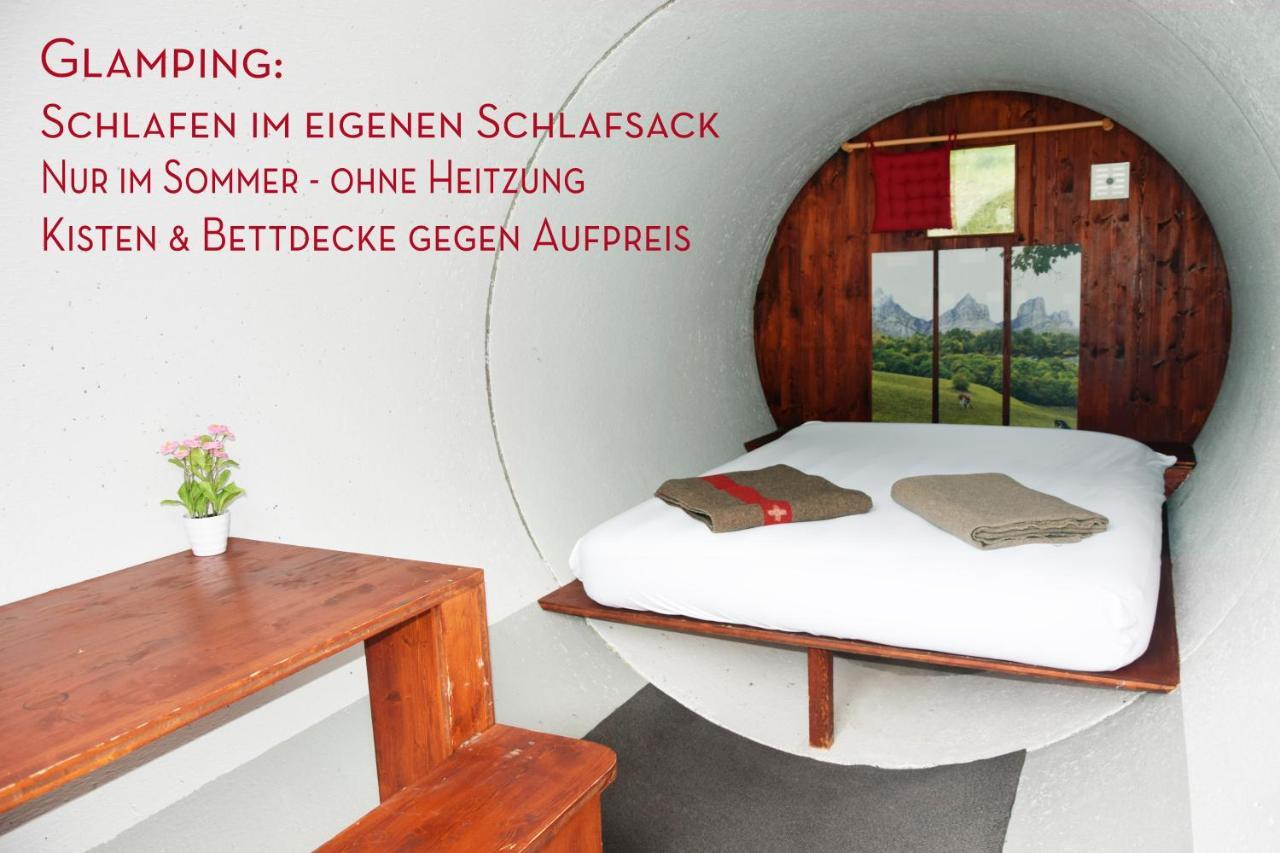 Campingplatz Mit Restaurant & Sportarena Leukerbad Exterior photo
